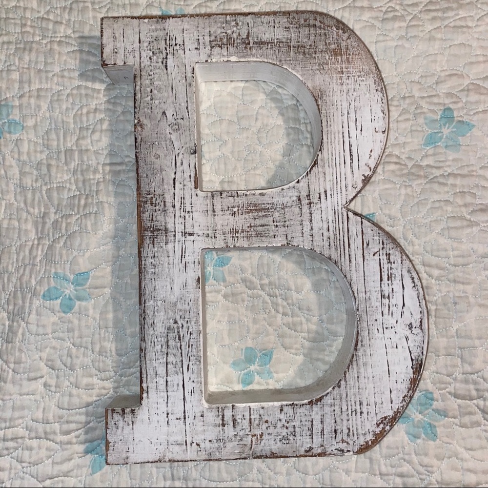 Wooden Letter B